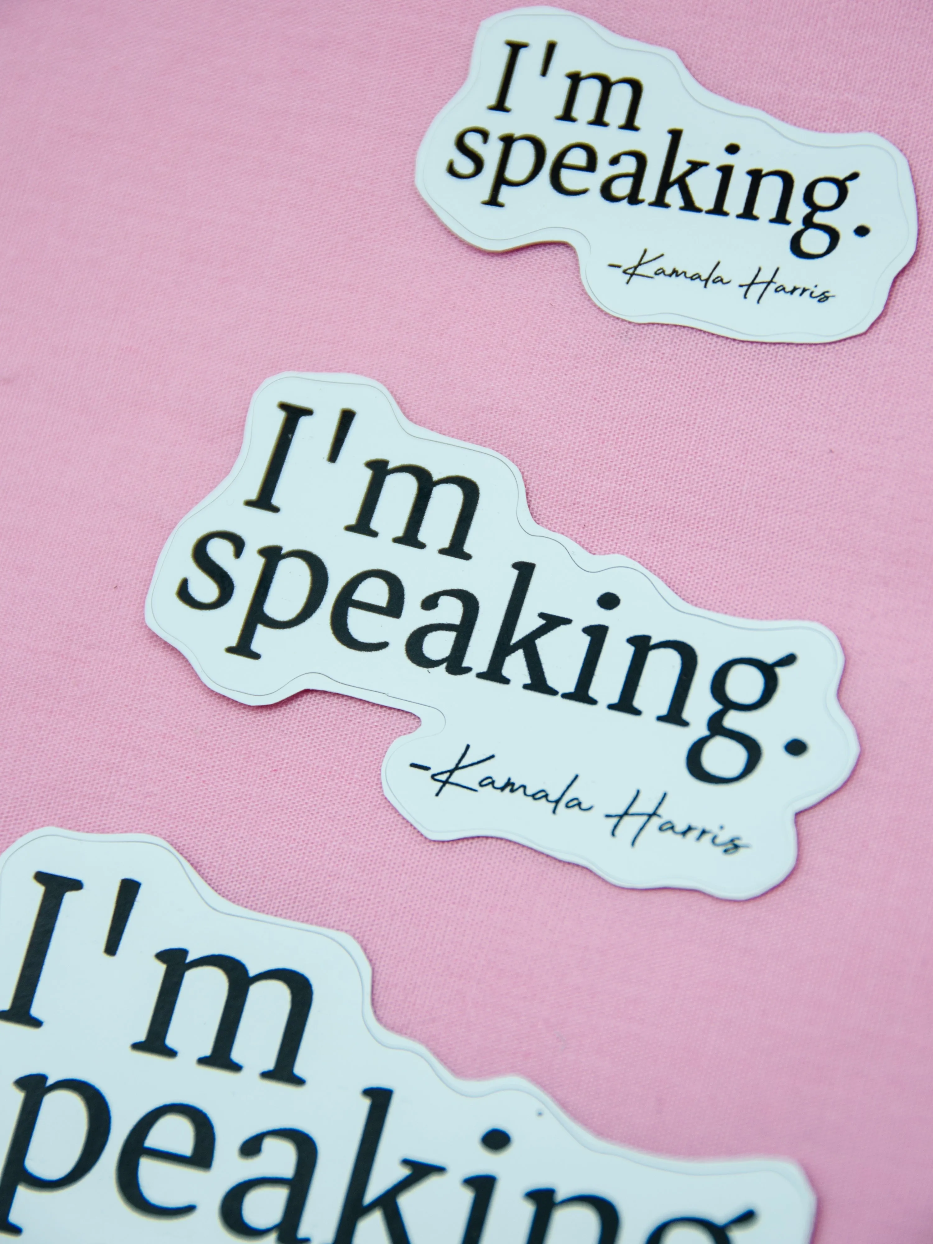 I'm Speaking Kamala Harris Sticker Gift