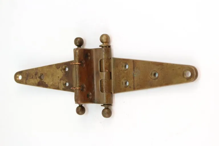 Industrial Style Vintage Brass Door Hinge