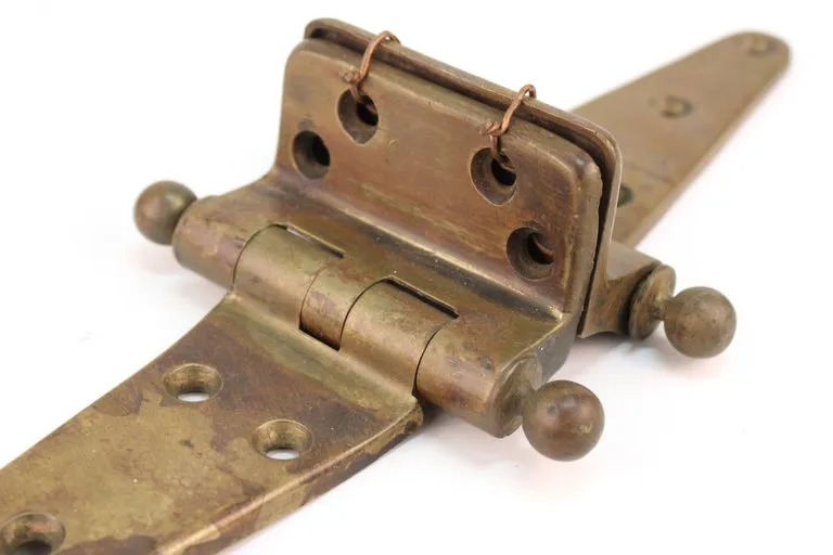 Industrial Style Vintage Brass Door Hinge