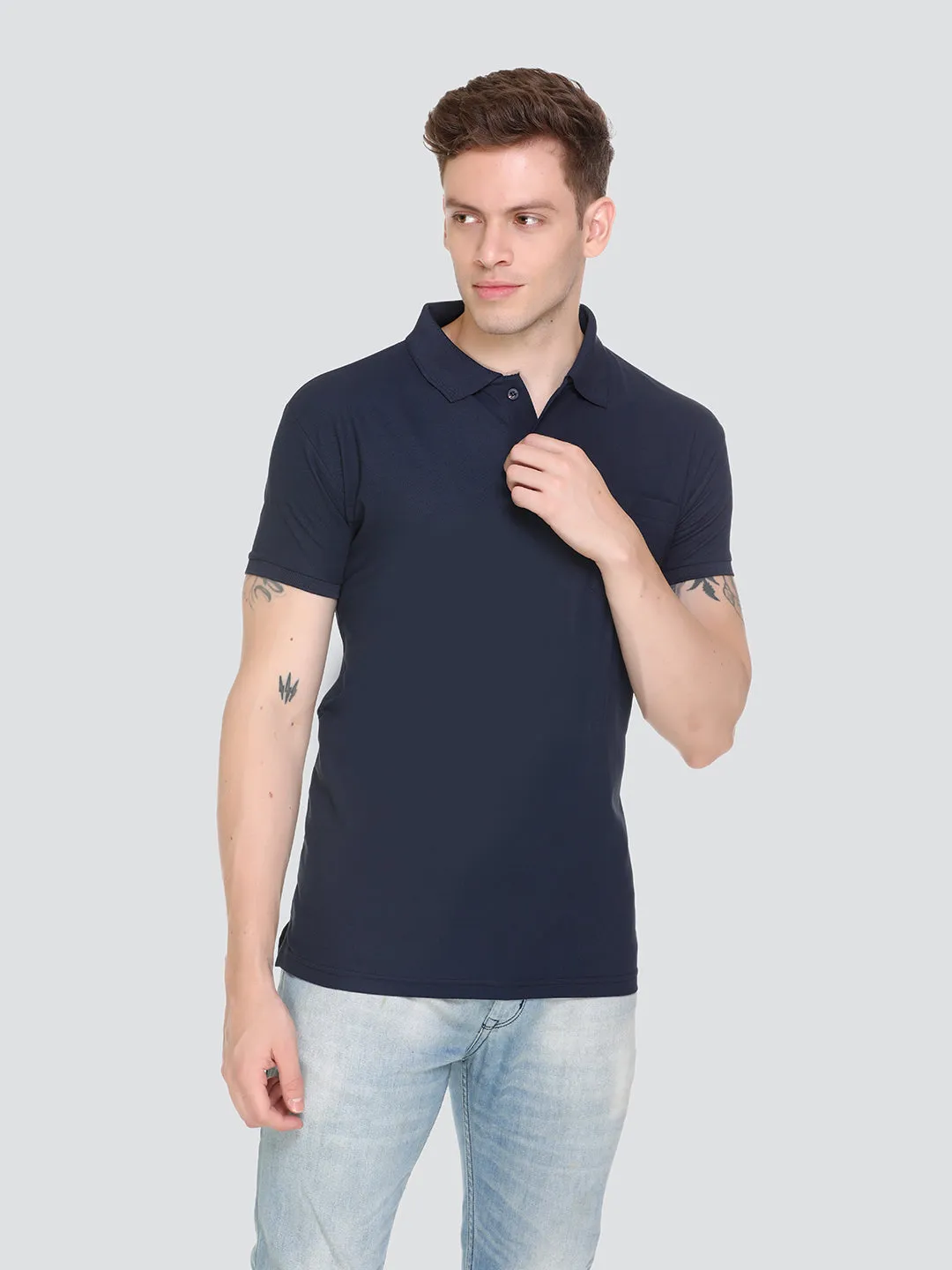 Jinxer Men Dry Fit Polo Tshirt