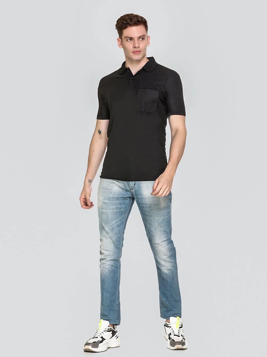 Jinxer Polo Neck T-Shirt