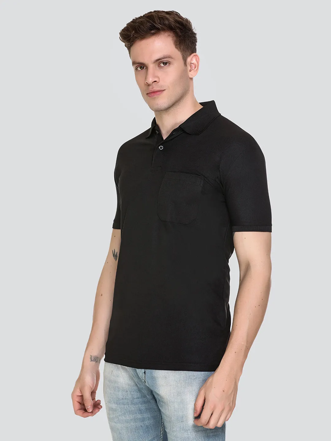 Jinxer Polo Neck T-Shirt