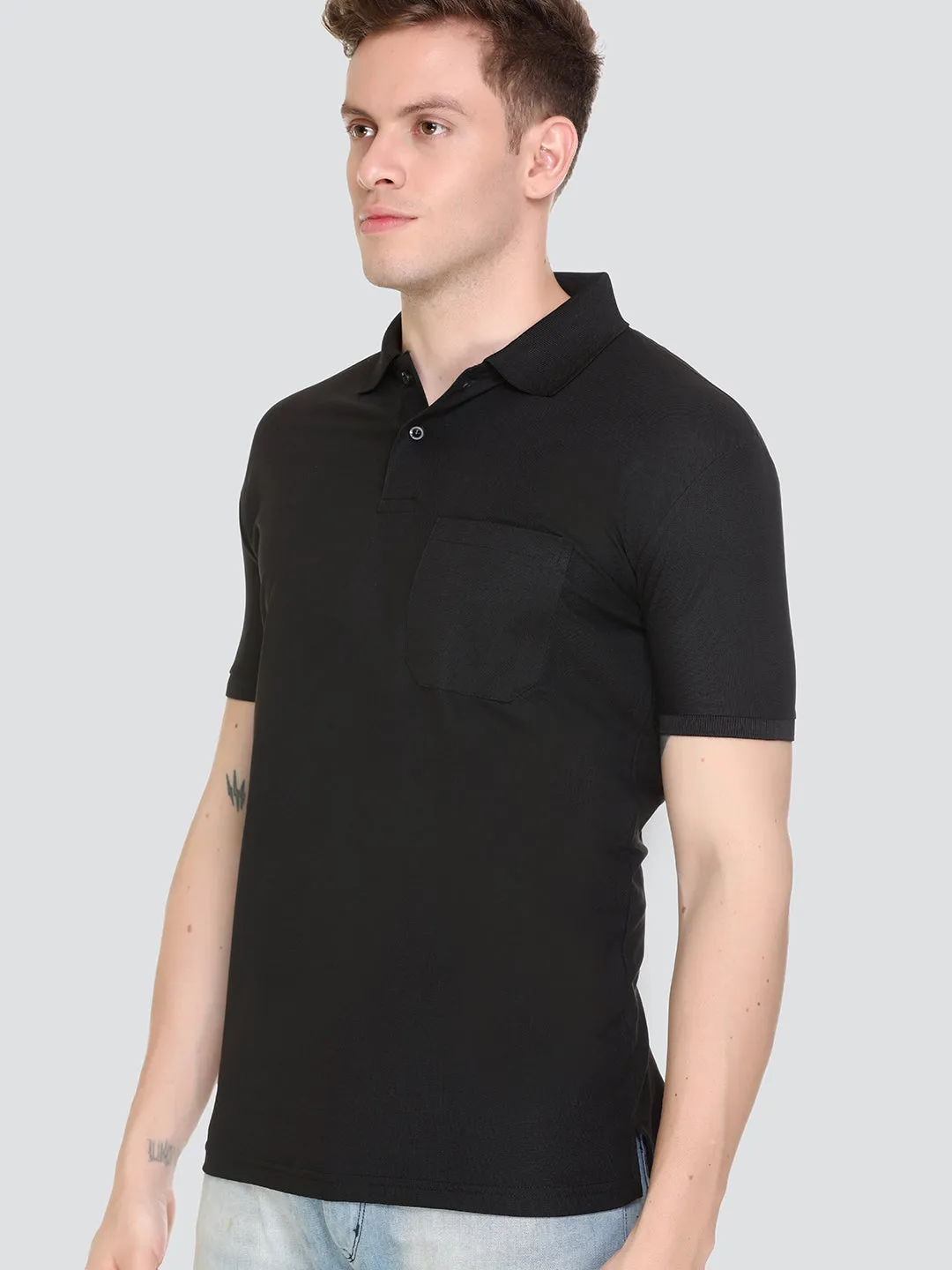 Jinxer Polo Neck T-Shirt