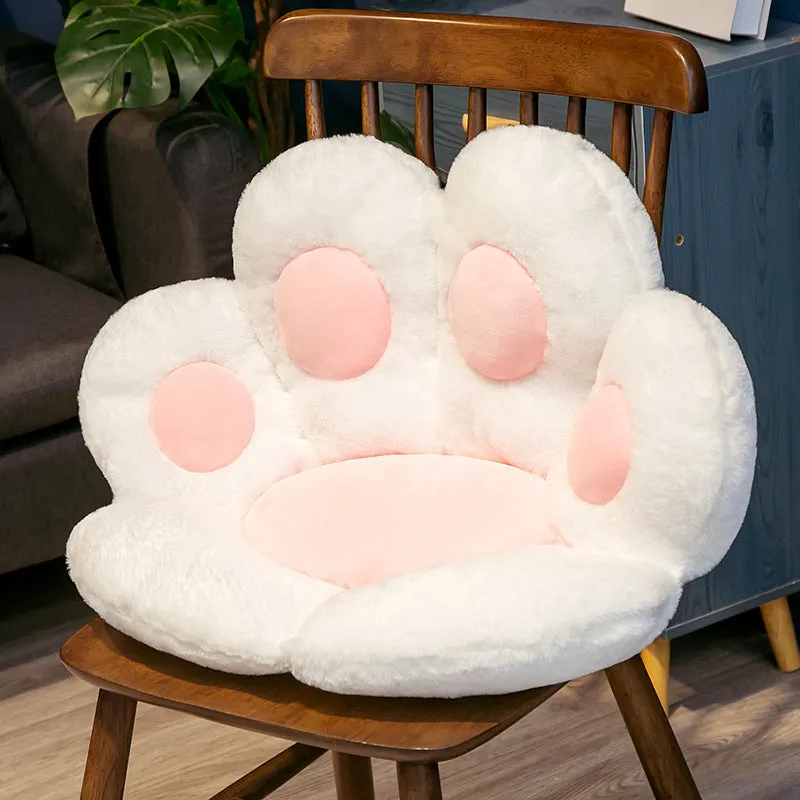 Kawaii Room Pastel Rainbow Animal Paw Plushie Cushion MK19386