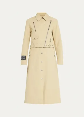 KSUBI INCOGNITO BIKER/TRENCH COAT