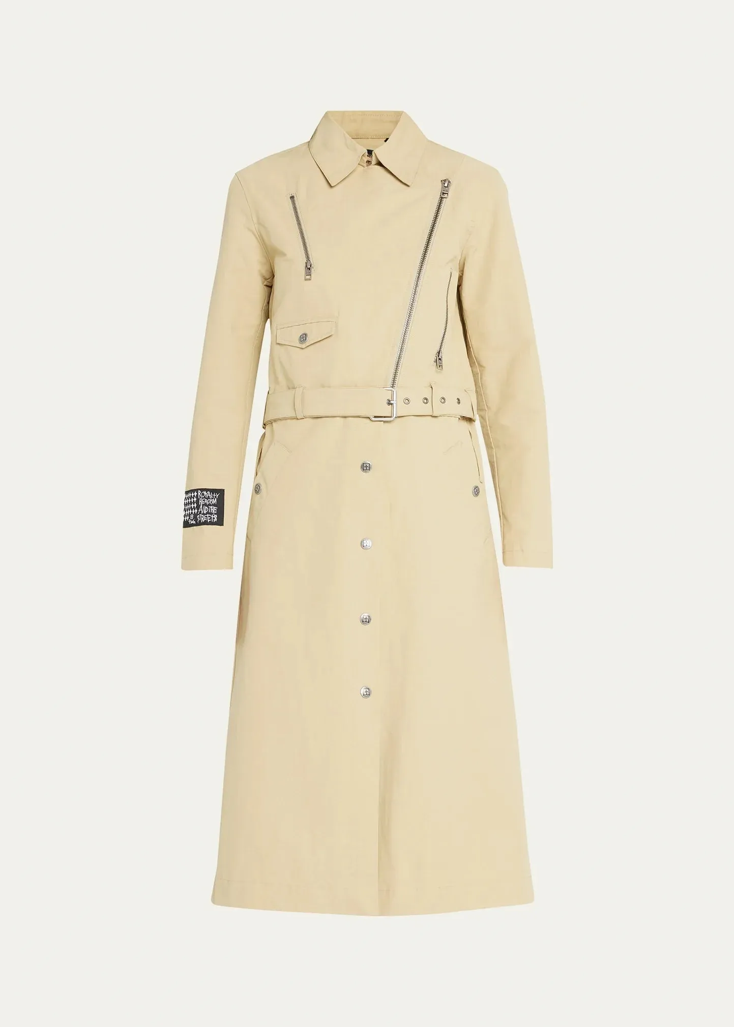 KSUBI INCOGNITO BIKER/TRENCH COAT