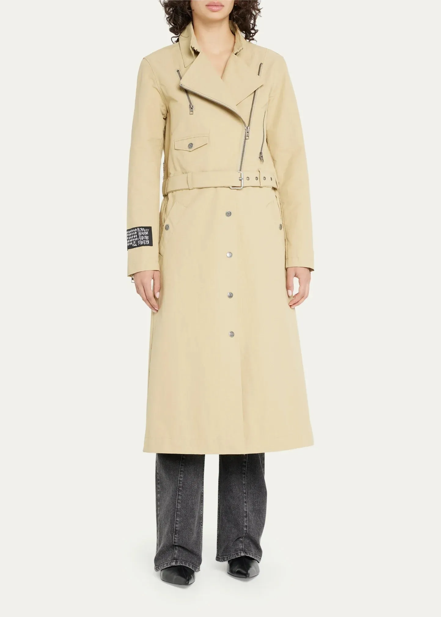 KSUBI INCOGNITO BIKER/TRENCH COAT