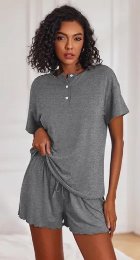 Laura PJs | Solid Grey