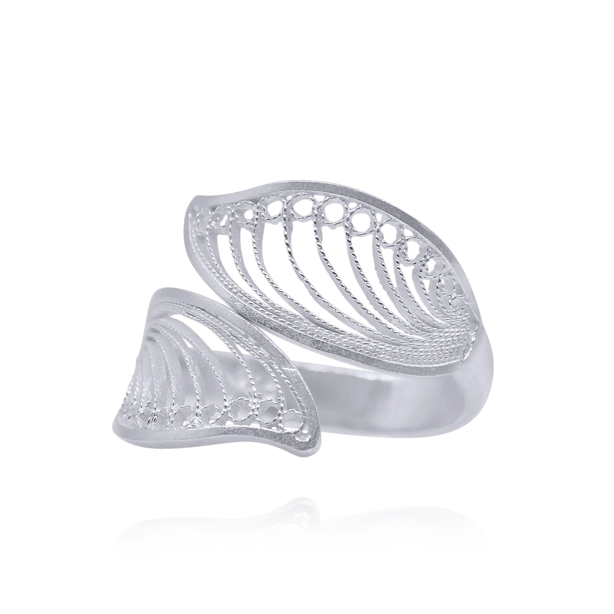 LAUREN SILVER RING FILIGREE