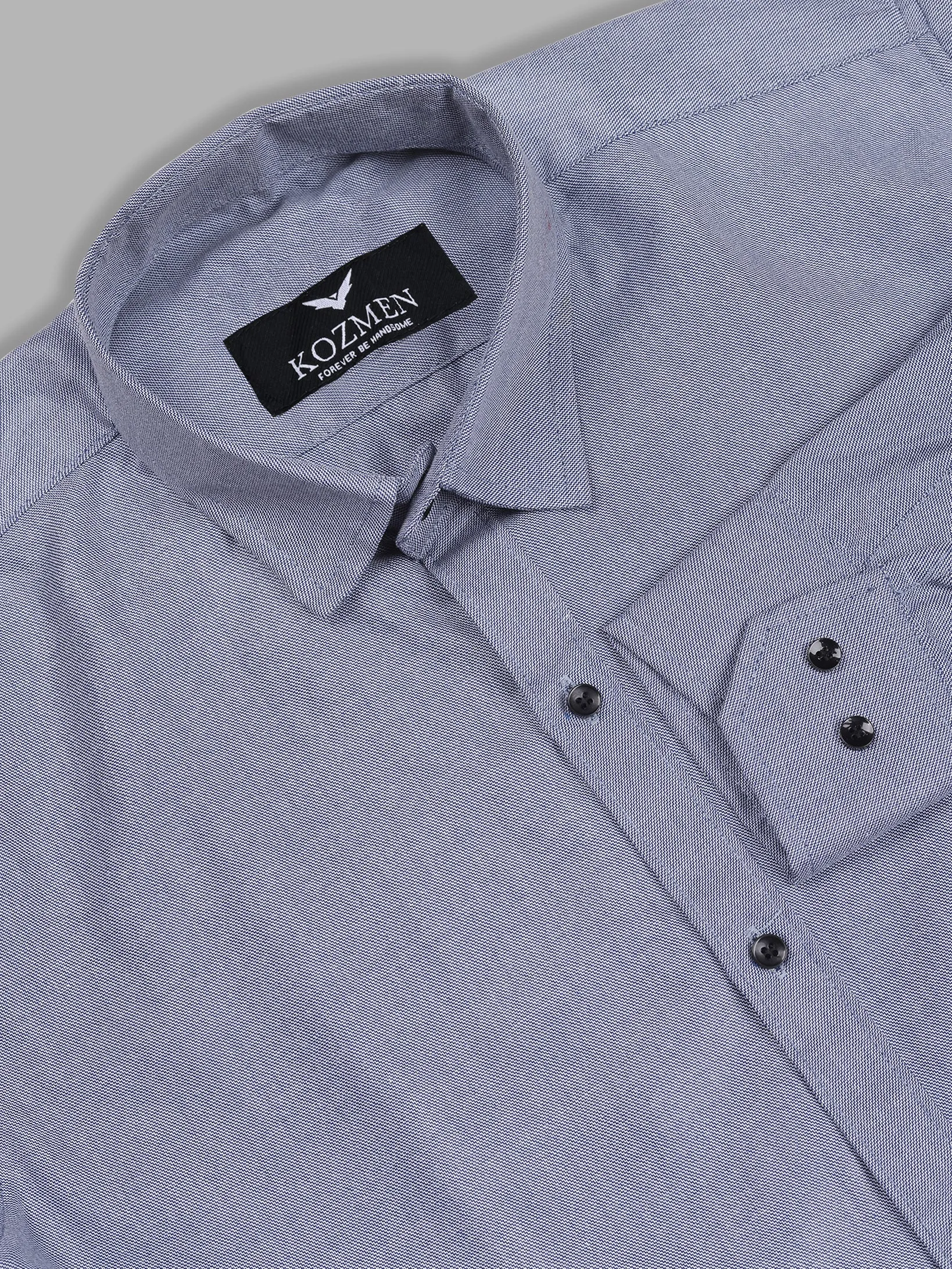 Light Slat Grey Super Soft Premium Giza Cotton Shirt