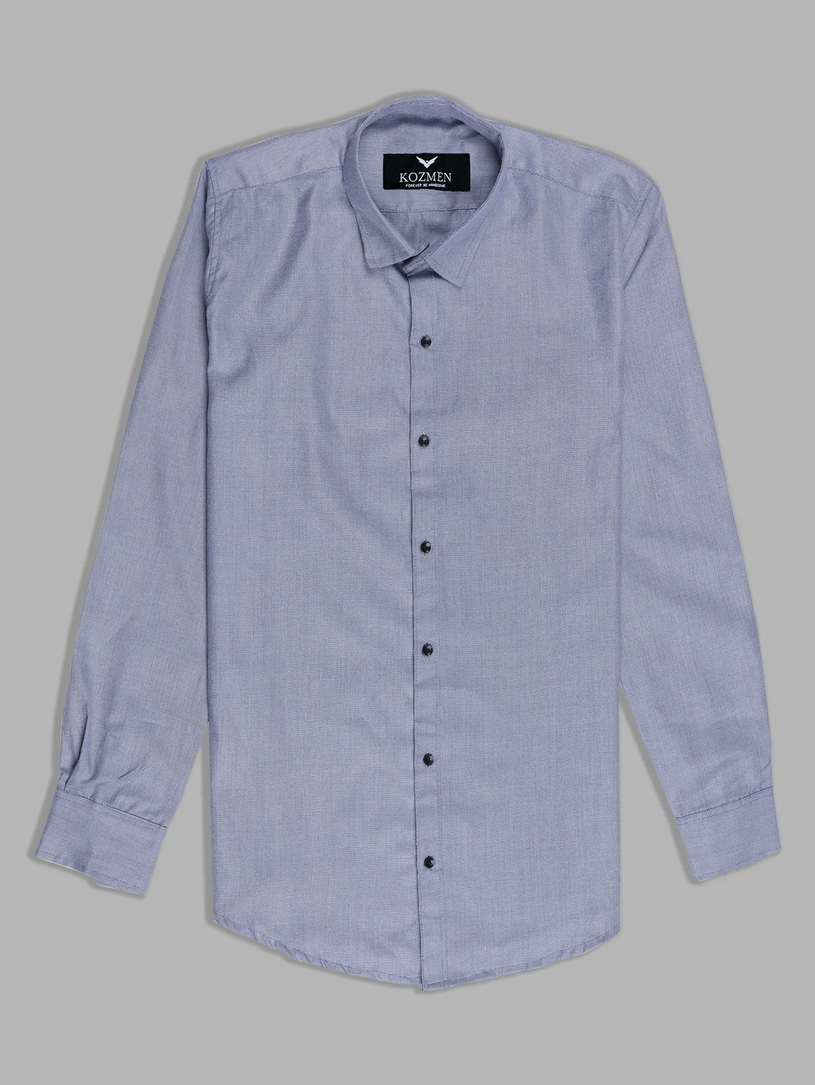 Light Slat Grey Super Soft Premium Giza Cotton Shirt