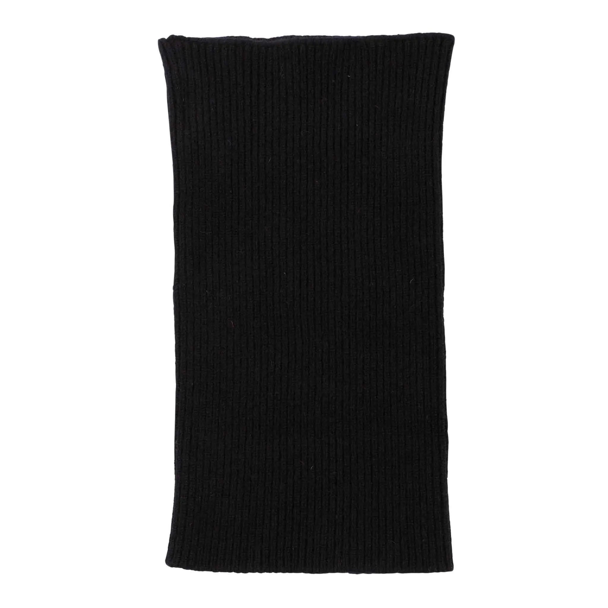 Lost & Found Lambswool Neckwarmer Black