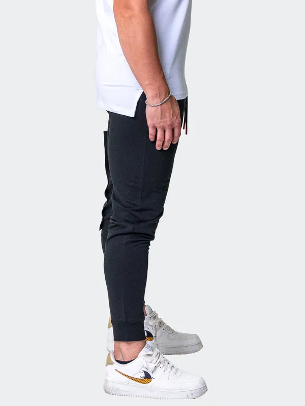 Maceoo Stretch Athletic Wear | Jogger Static Black