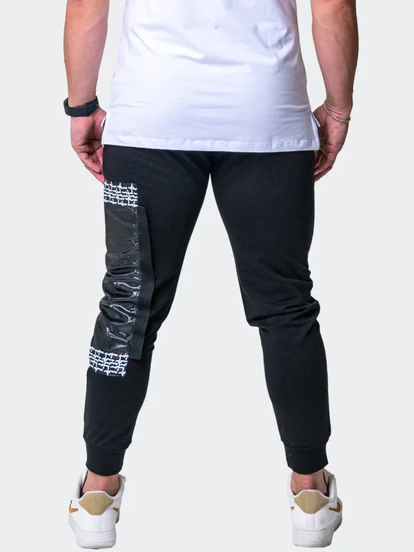 Maceoo Stretch Athletic Wear | Jogger Static Black