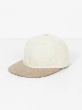 Melton 2 Tone BB Cap Off White & Beige