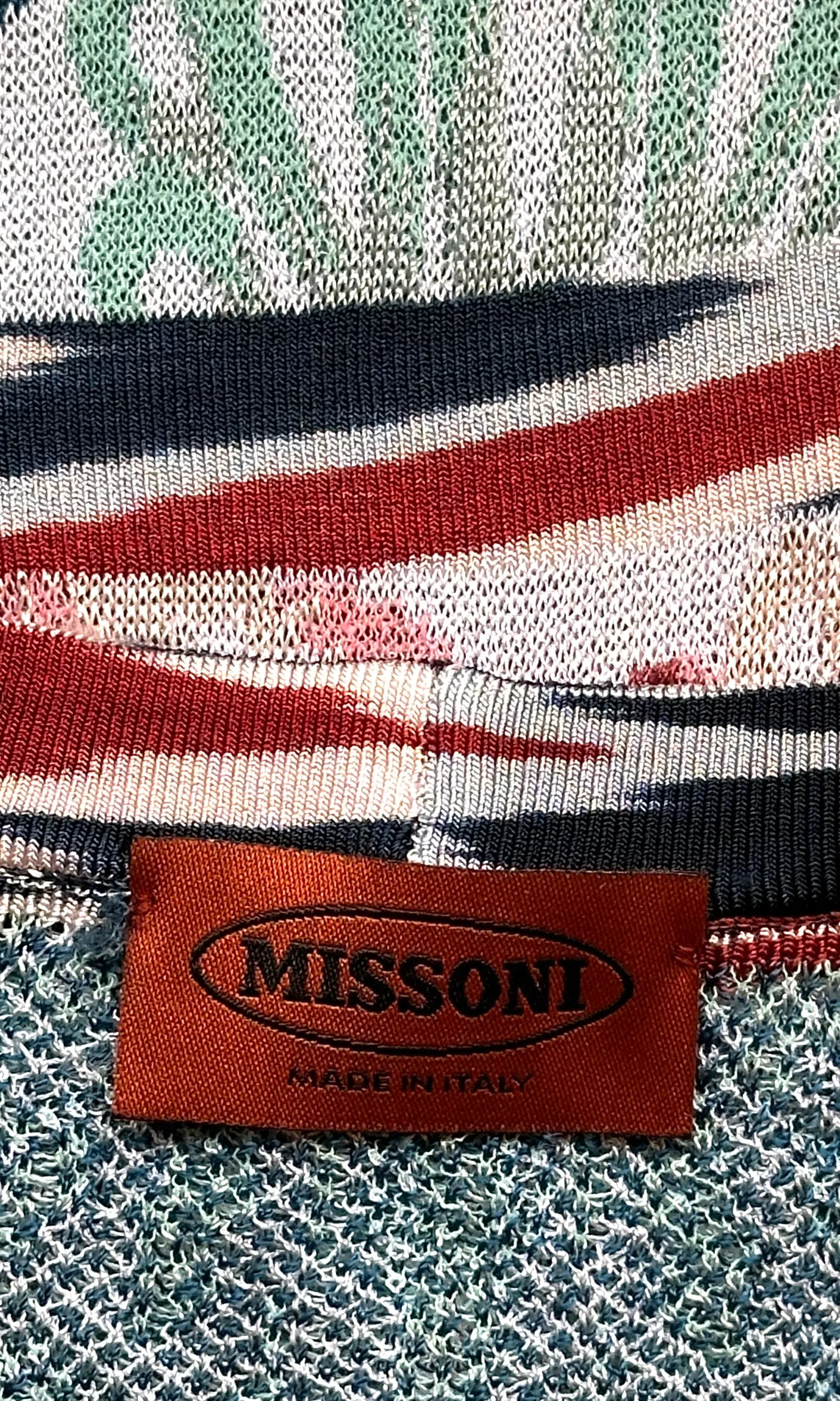 MISSONI 90s Jacquard Knit Sweater Set Small