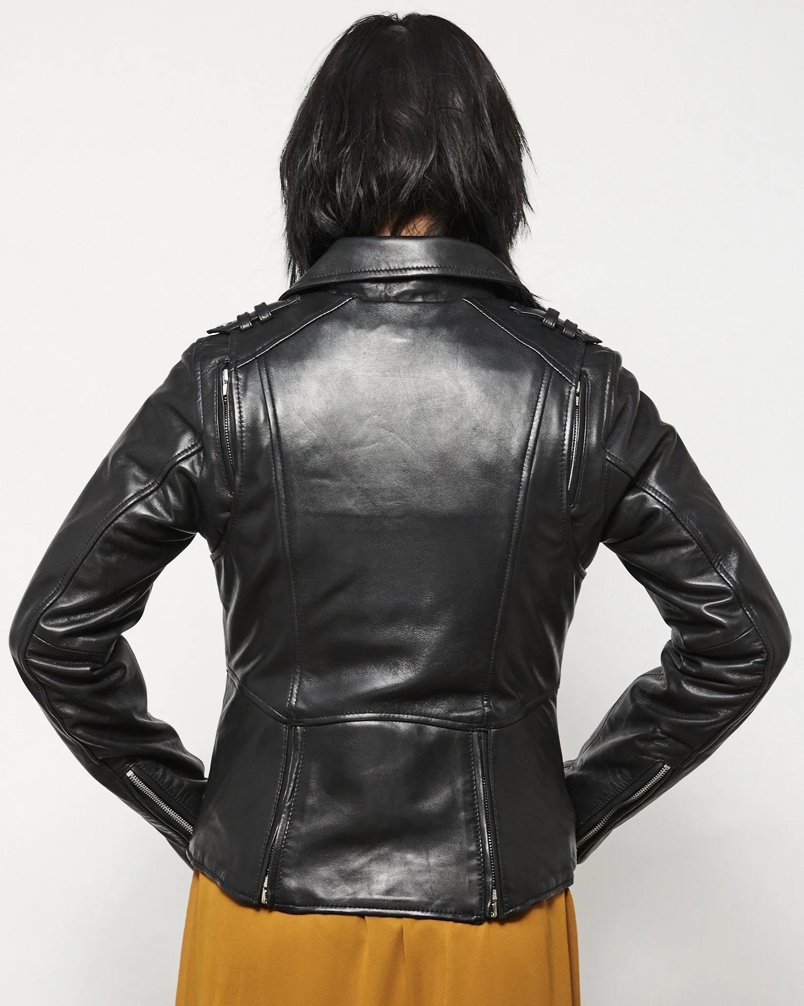 MODERN VICE EMBROIDERED MOTO JACKET