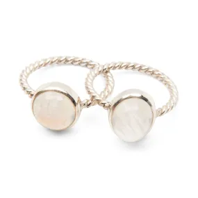 Moonstone, Sterling Silver - Ring