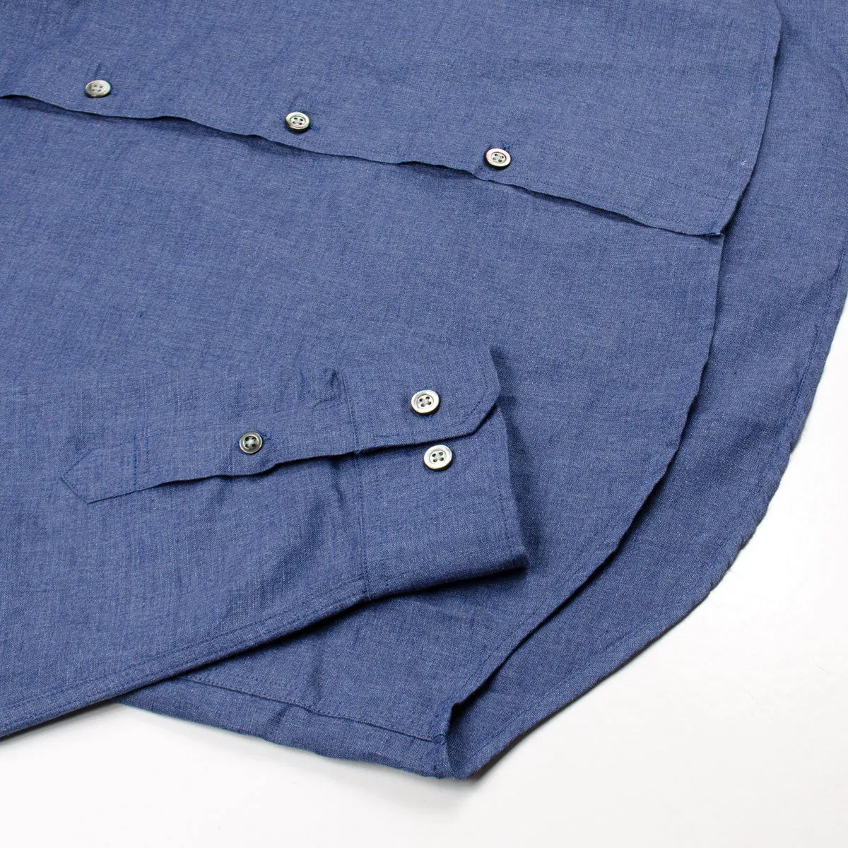 Norse Projects - Osvald BD Cotton Linen Melange Shirt - Dark Navy