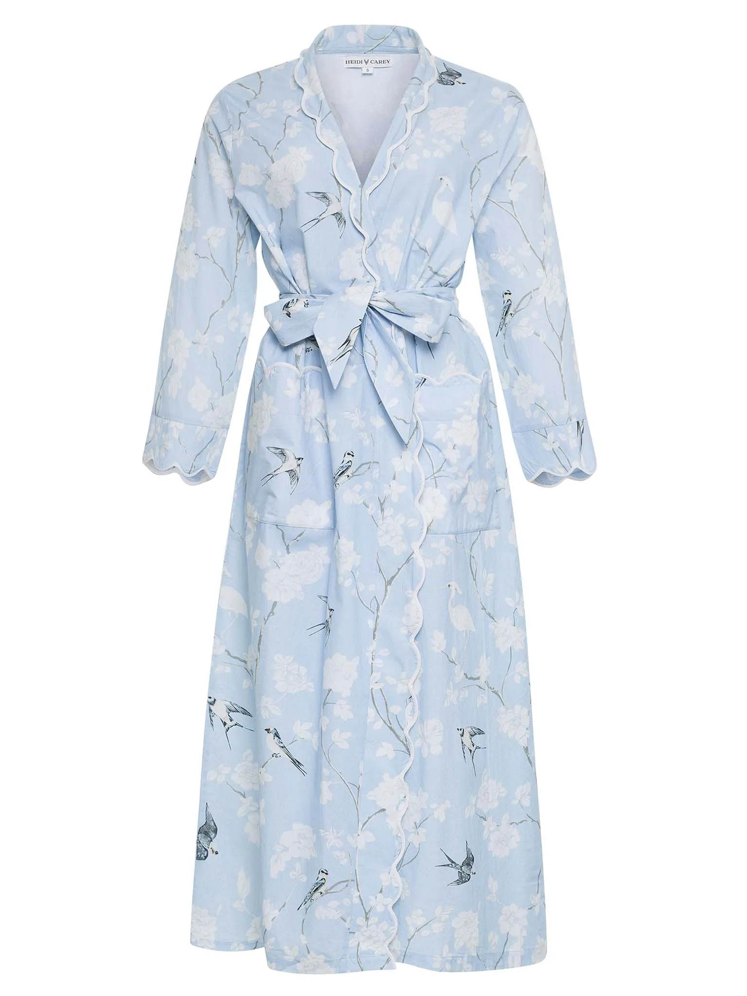 Pale Blue Gardenia Classic Robe