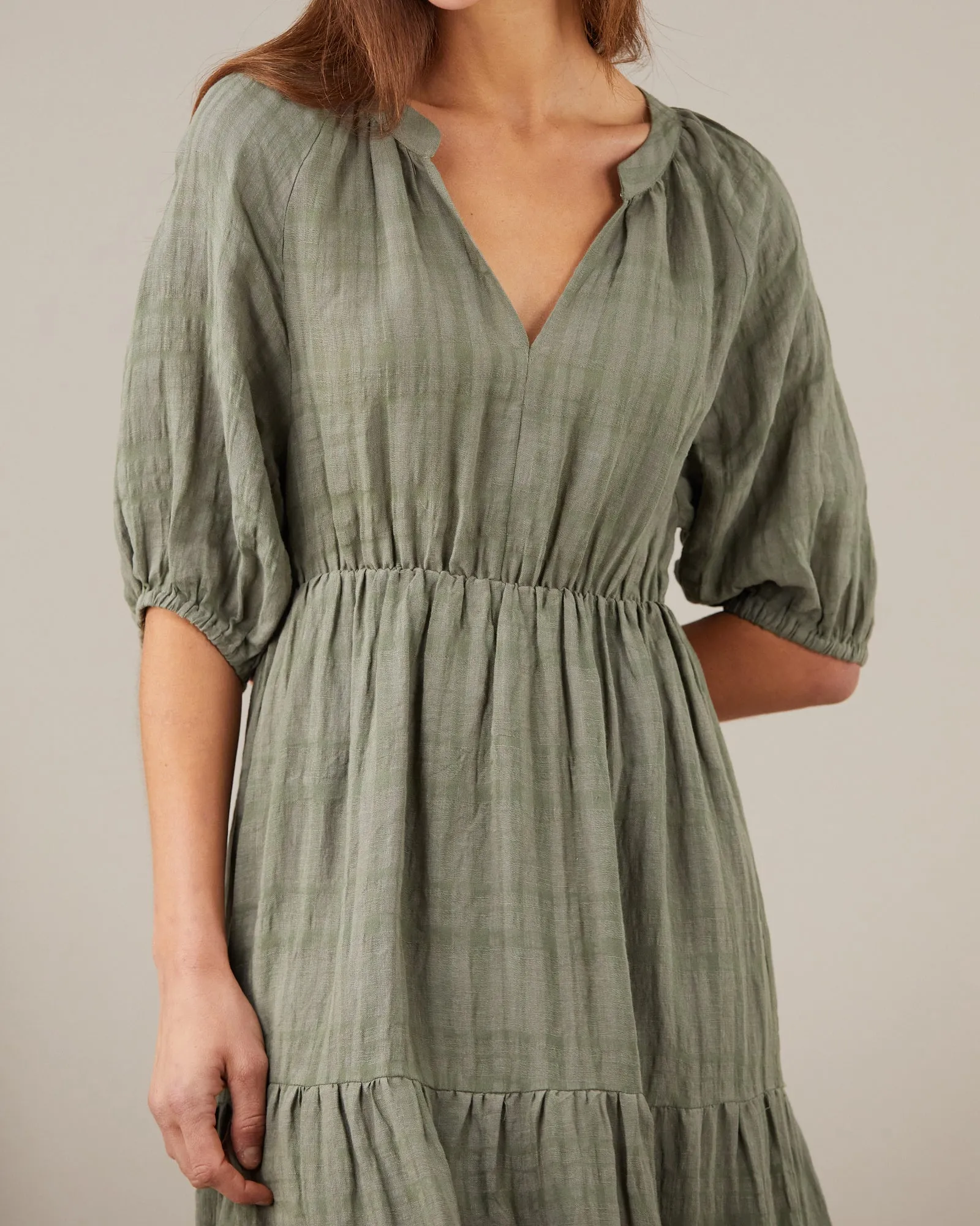 Pila Linen Maxi Dress