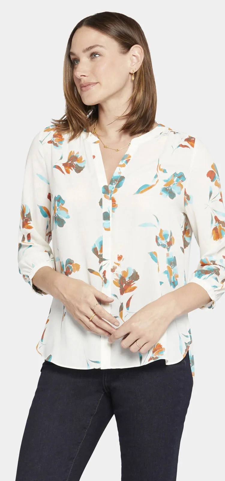 Pintuck Blouse (Petite) | Dream Lily