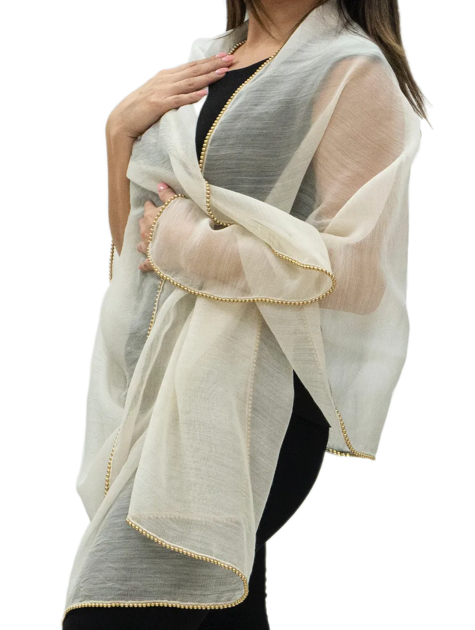 Princess Creme Shawl - (two colors)