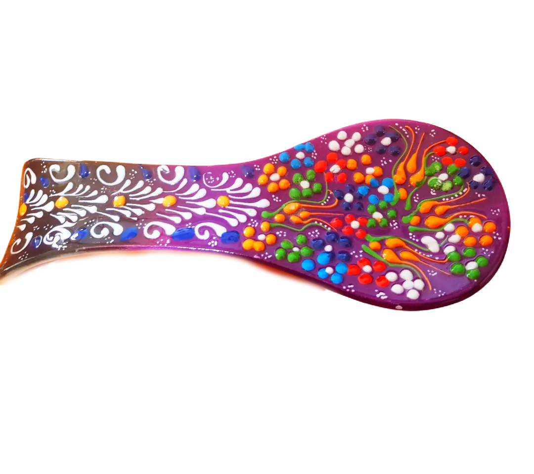 Rest Spoon for serving or decoration. Armenian Ceramic.