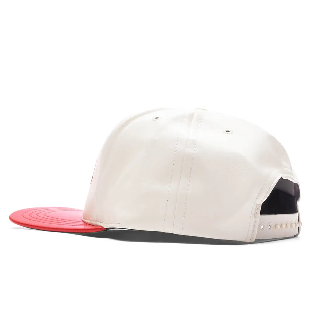 Roccia Cigar Hat - Cream/Red