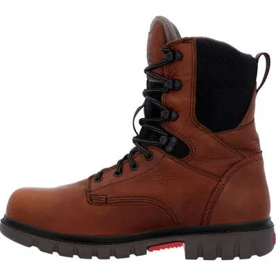 Rocky Men's Worksmart 8" WP Composite Toe Work Boot -Brown- RKK0403