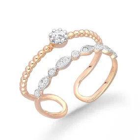 Rose Gold Diamond Eternal Ring