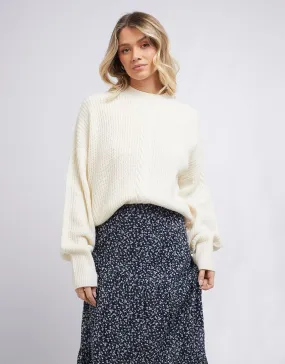 Rumi Knit Sweater (Vintage White)