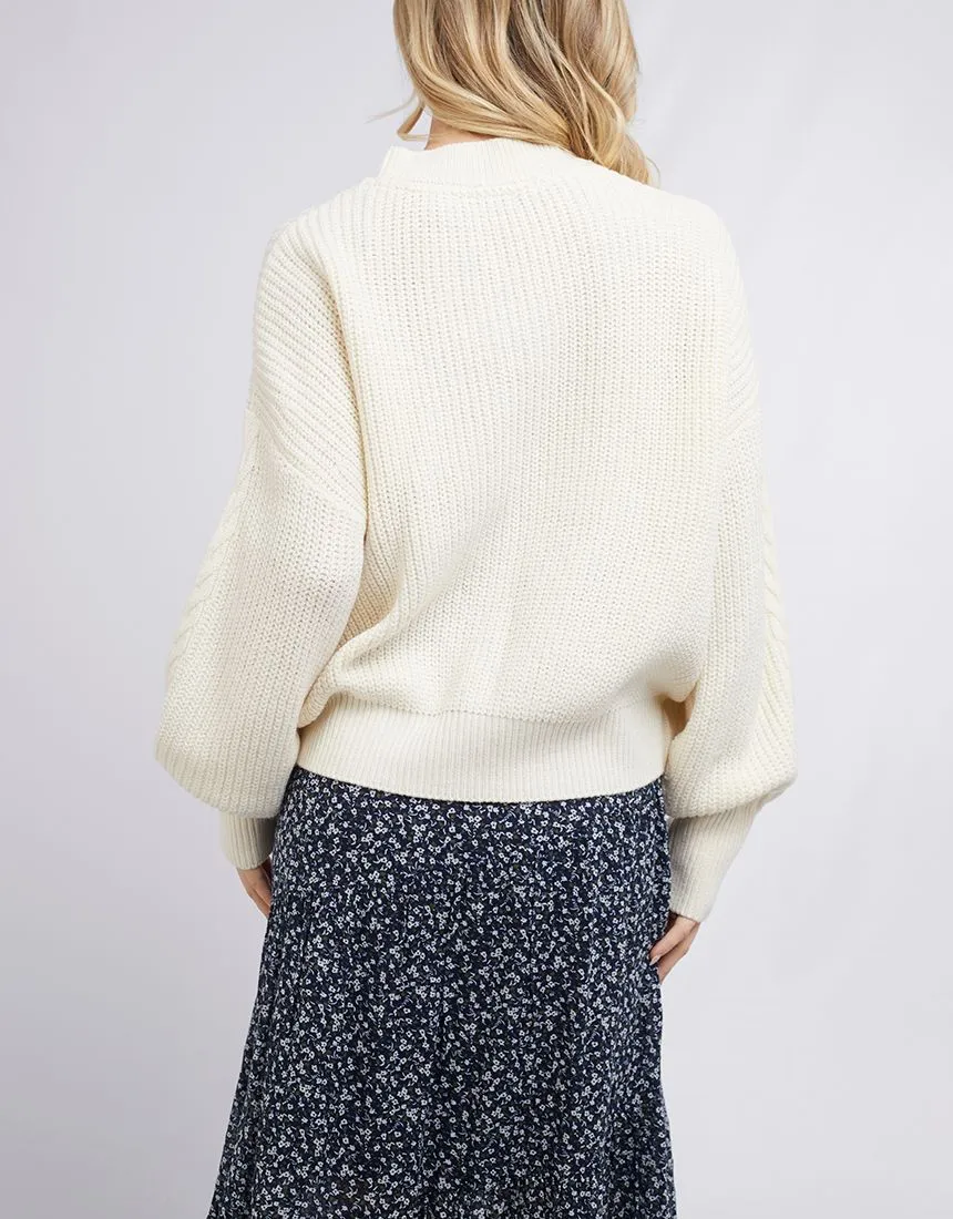 Rumi Knit Sweater (Vintage White)