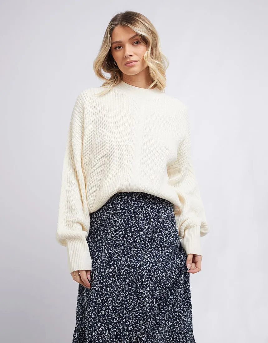 Rumi Knit Sweater (Vintage White)