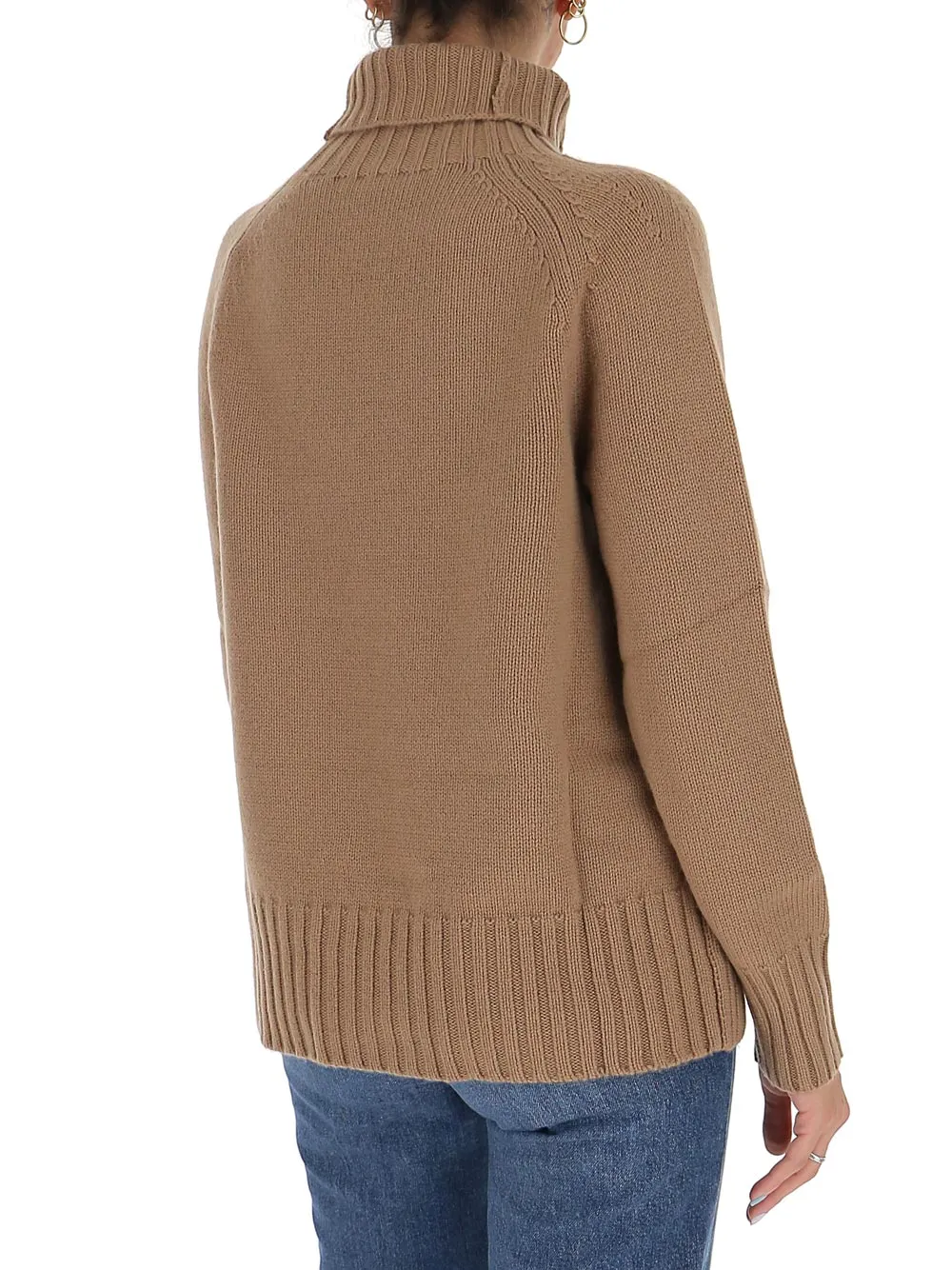 'S Max Mara High Neck Knit Sweater