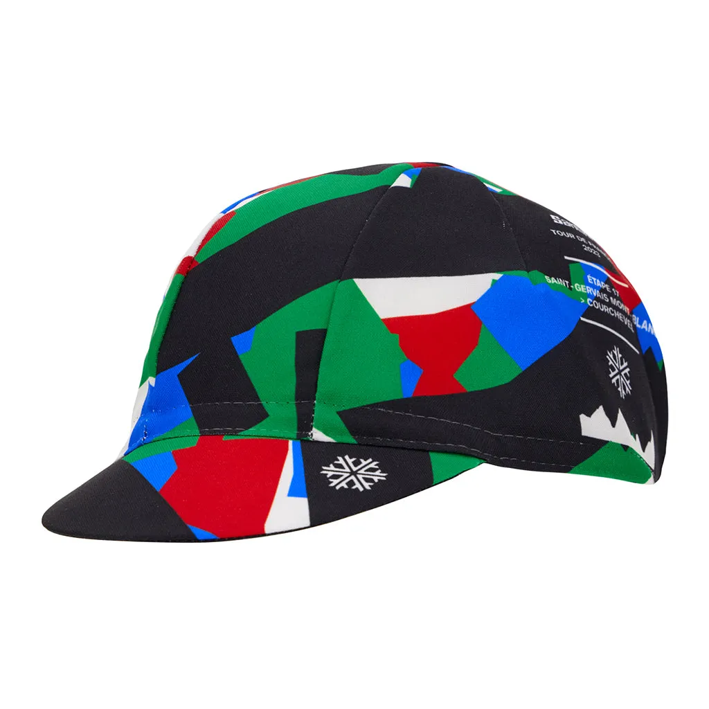 Santini TDF Mont Blanc-Courchevel Cap - Print