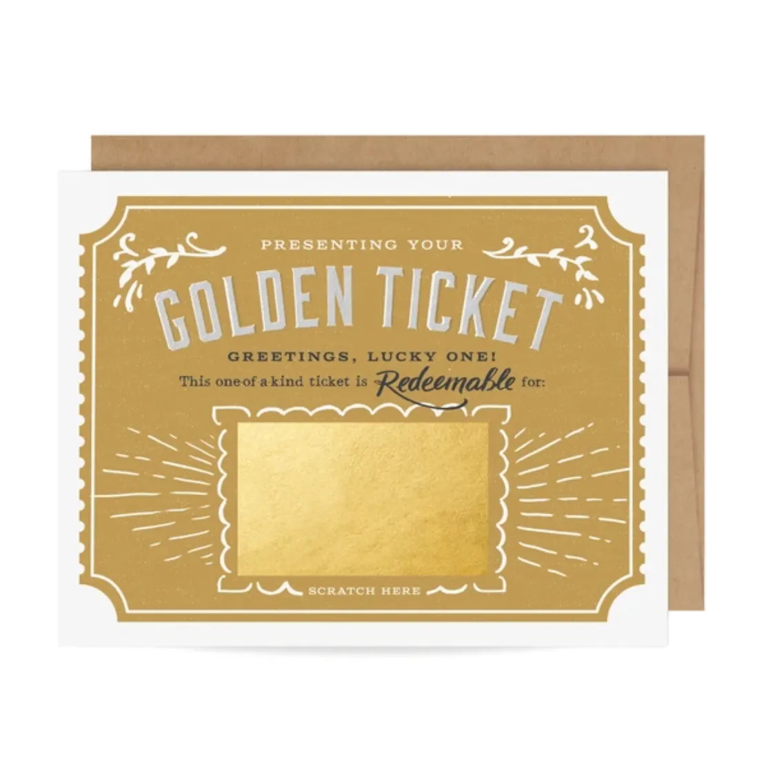 Scratch-Off Card | Golden Ticket