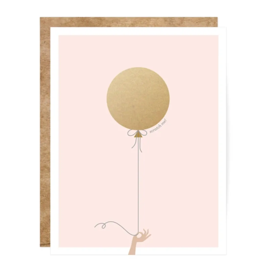 Scratch-Off Card | Pink Balloon