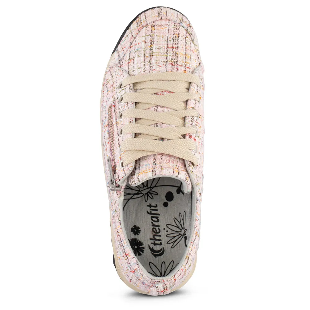 Sienna Prints Women's Side Zip Sport Casual Shoe