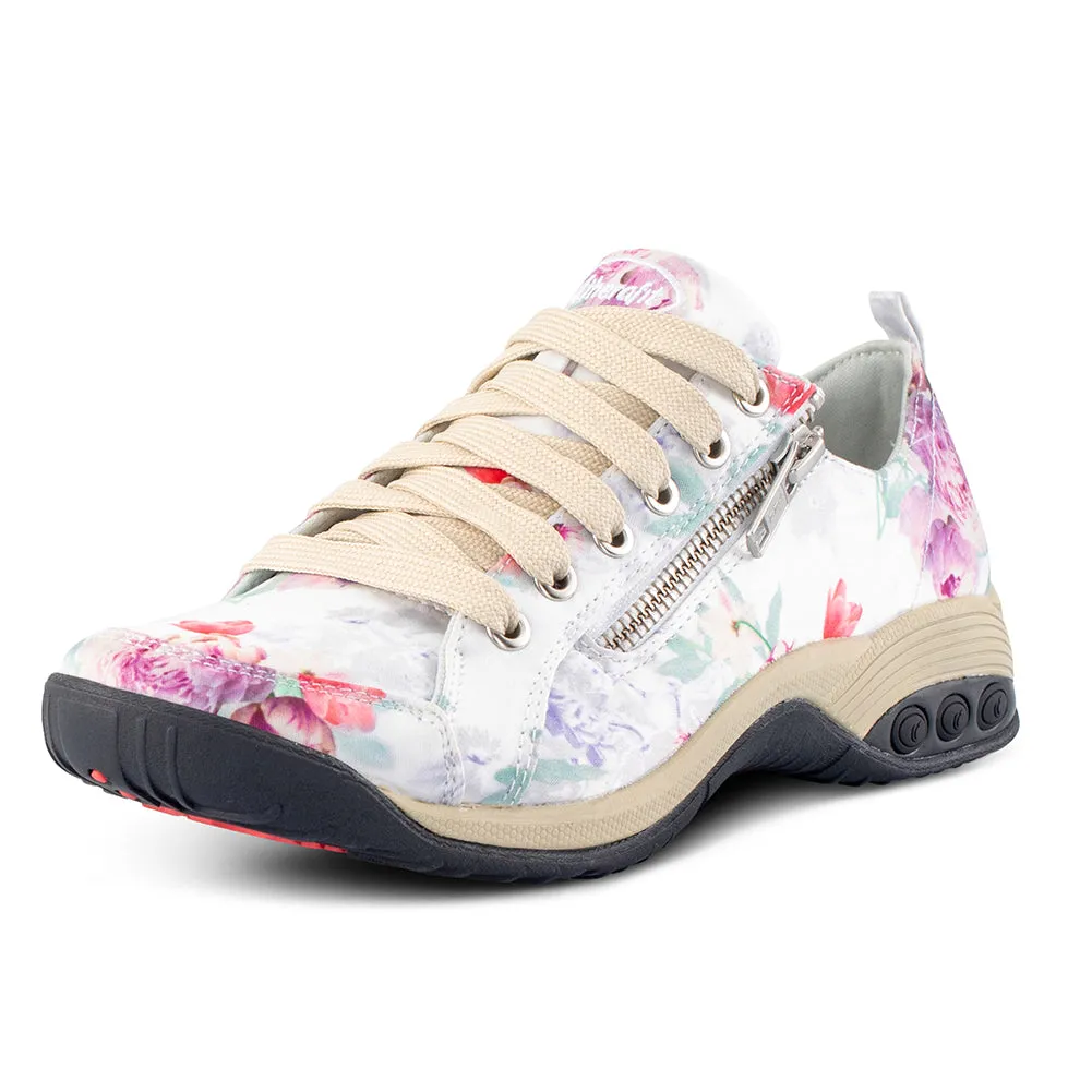 Sienna Prints Women's Side Zip Sport Casual Shoe