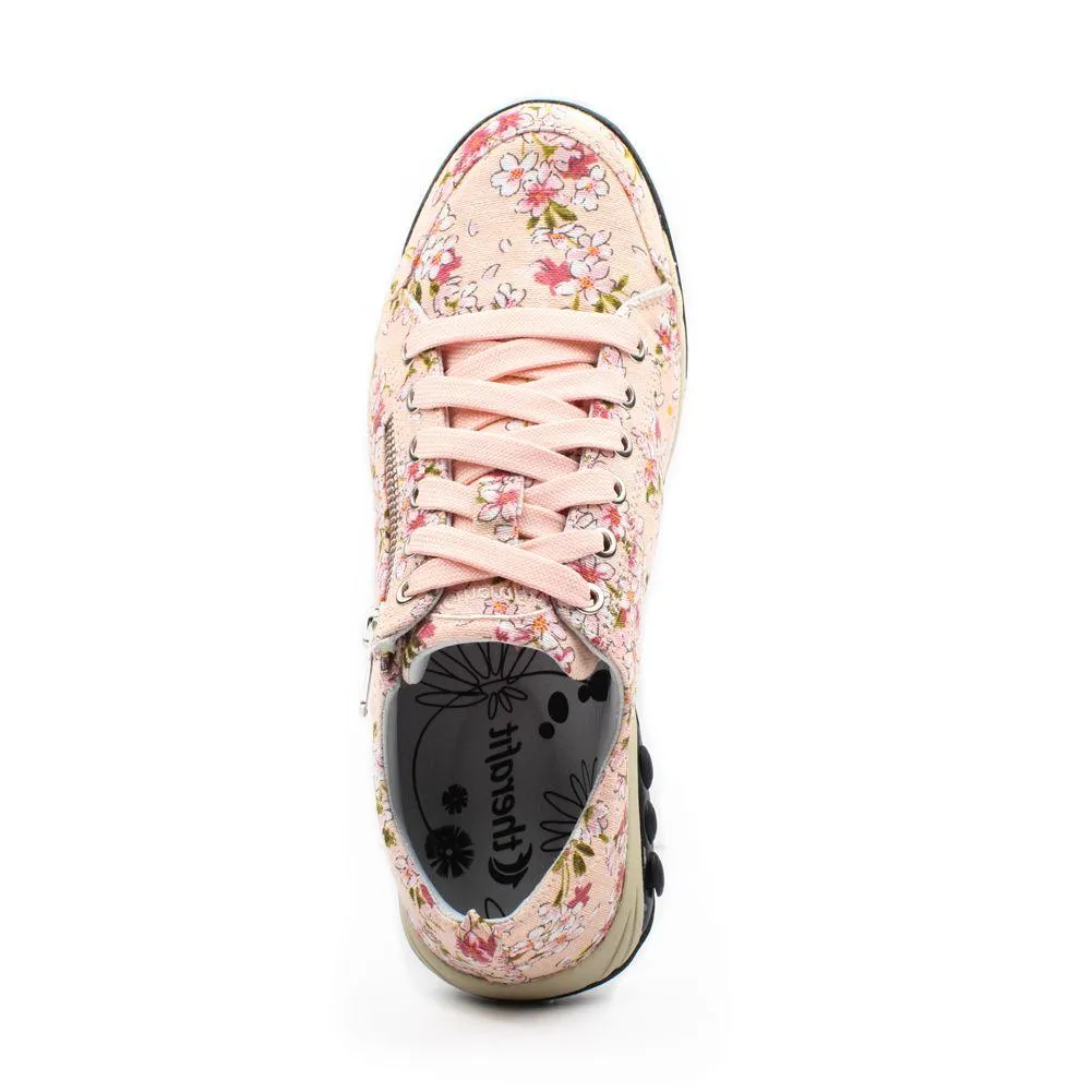 Sienna Prints Women's Side Zip Sport Casual Shoe