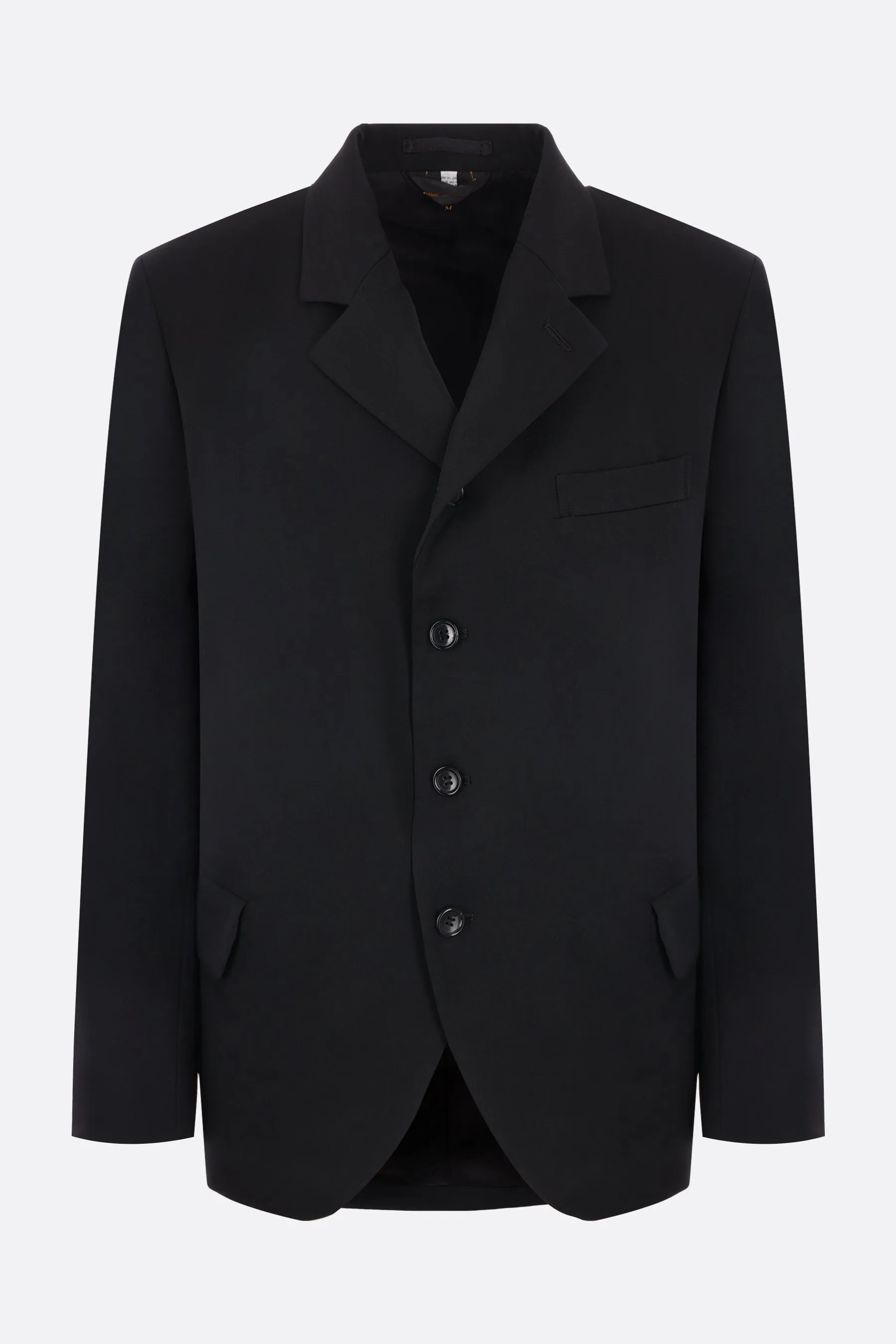 single-breasted wool jacket