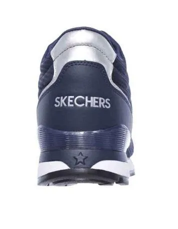 Skechers women's sneakers with heel lift Vega High 920 NVY blue