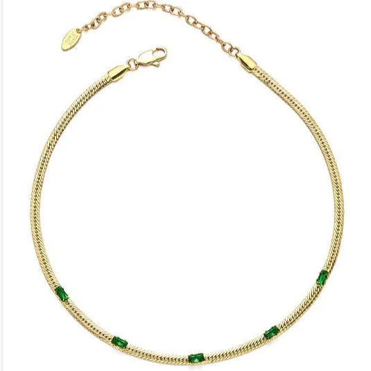 Snake Necklace 18K Gold Vermeil