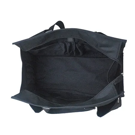 Solid Black NGIL Zippered Lined Caddy Organizer Tote Bag