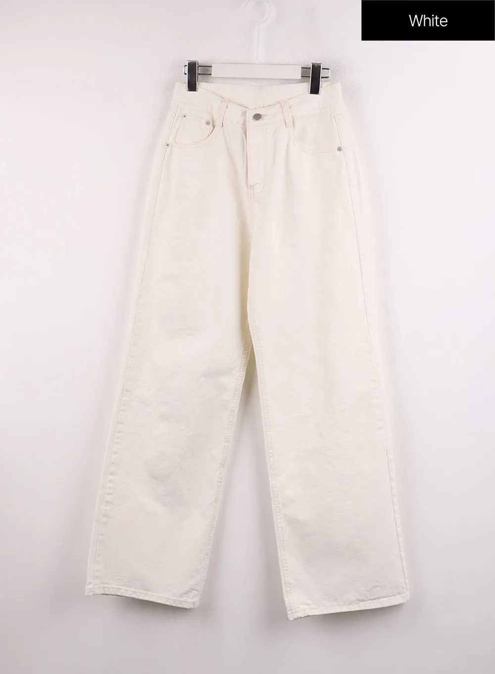 Solid Cotton Wide Leg Pants IF402