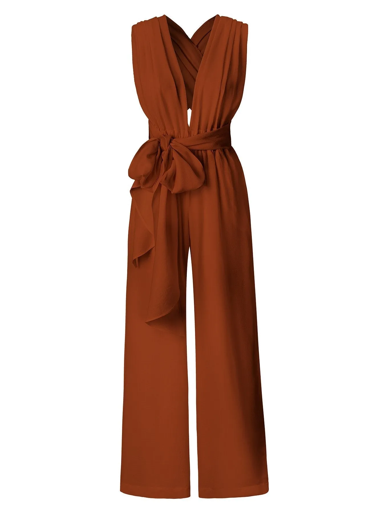 Sustainable UMY Jumpsuit - Solid Rust