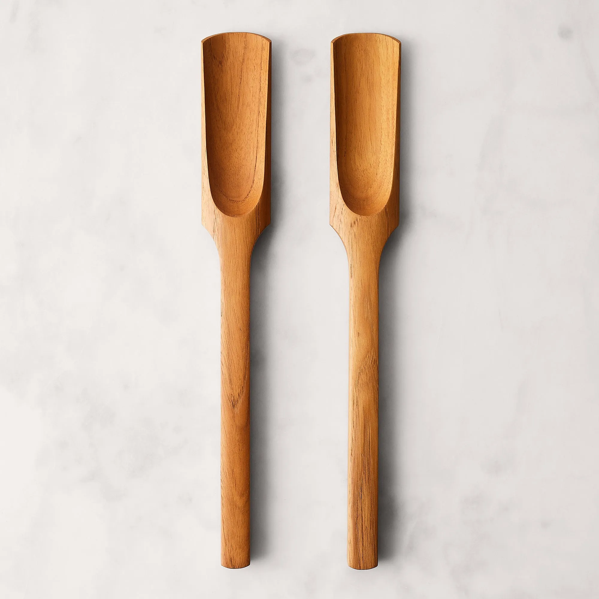 Teak Oar Salad Servers