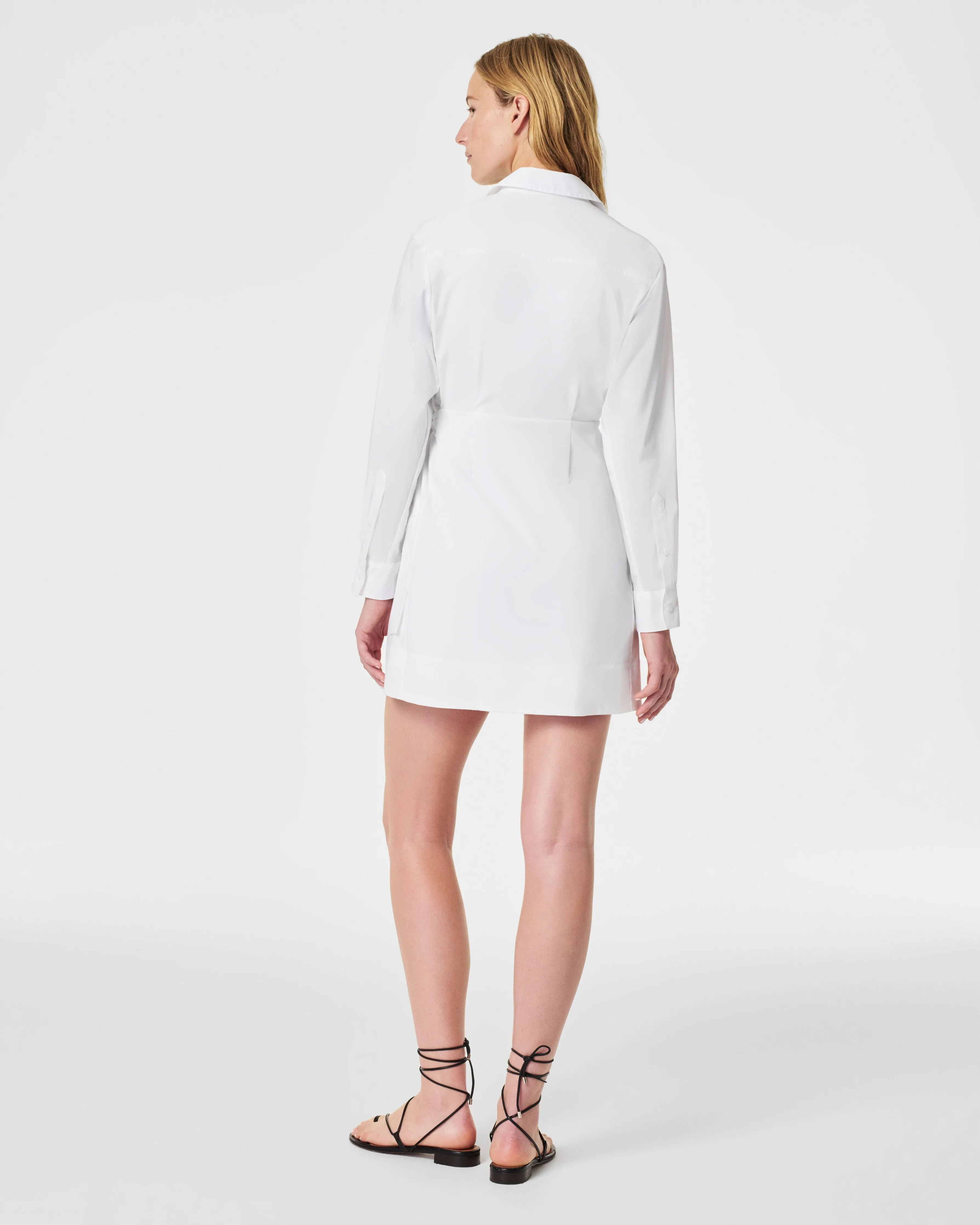 The Best Poplin Wrap Dress, White