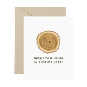 Tree Ring Birthday Card